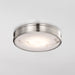 Flush Mount Nuvo 62-2111 Kendall - 14 Inch LED Flush Mount - Brushed Nickel with Alabaster Glass Nuvo