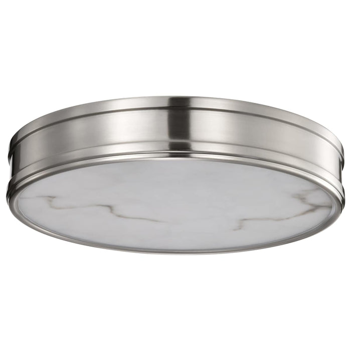 Flush Mount Nuvo 62-2111 Kendall - 14 Inch LED Flush Mount - Brushed Nickel with Alabaster Glass Nuvo
