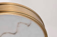 Flush Mount Nuvo 62-2121 Kendall - 14 Inch LED Flush Mount - Burnished Brass with Alabaster Glass Nuvo