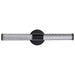 Vanity Nuvo 62-2131 Kingsport - 20 Inch LED Vanity - Matte Black - Acrylic Lens Nuvo