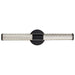 Vanity Nuvo 62-2131 Kingsport - 20 Inch LED Vanity - Matte Black - Acrylic Lens Nuvo