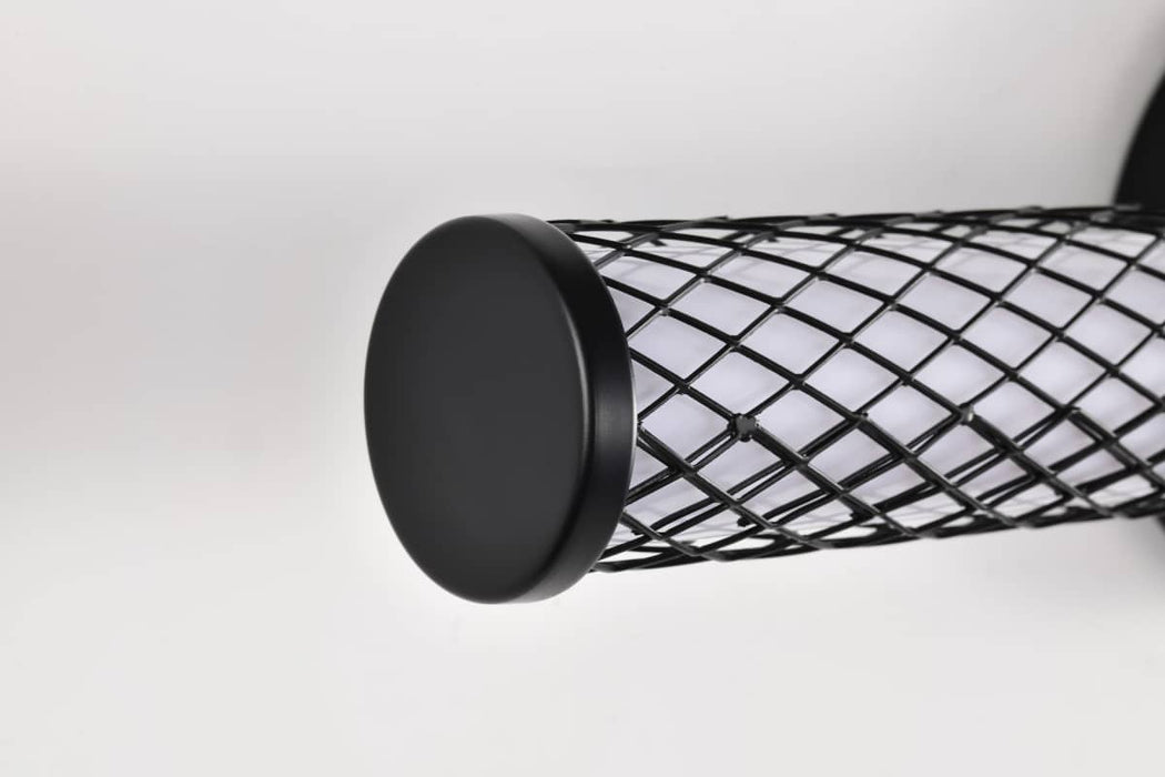 Vanity Nuvo 62-2131 Kingsport - 20 Inch LED Vanity - Matte Black - Acrylic Lens Nuvo