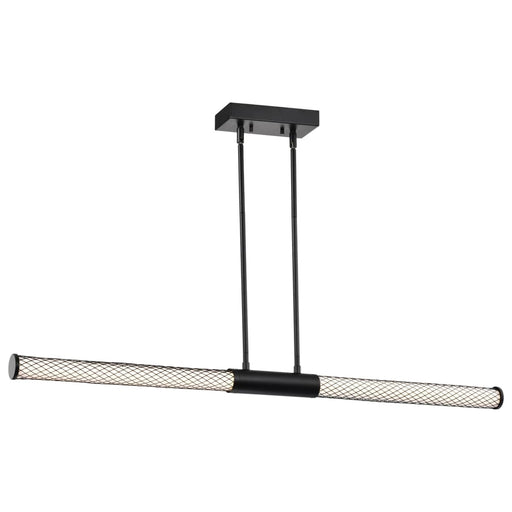 Island Pendant Nuvo 62-2132 Kingsport - 44 Inch LED Island Pendant - Matte Black - Acrylic Lens Nuvo