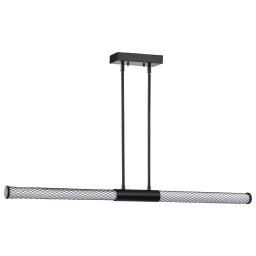 Island Pendant Nuvo 62-2132 Kingsport - 44 Inch LED Island Pendant - Matte Black - Acrylic Lens Nuvo
