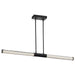 Island Pendant Nuvo 62-2132 Kingsport - 44 Inch LED Island Pendant - Matte Black - Acrylic Lens Nuvo