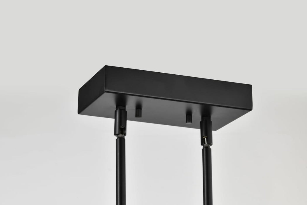 Island Pendant Nuvo 62-2132 Kingsport - 44 Inch LED Island Pendant - Matte Black - Acrylic Lens Nuvo