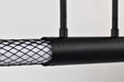 Island Pendant Nuvo 62-2132 Kingsport - 44 Inch LED Island Pendant - Matte Black - Acrylic Lens Nuvo