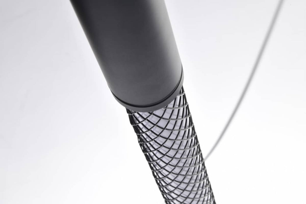 Island Pendant Nuvo 62-2132 Kingsport - 44 Inch LED Island Pendant - Matte Black - Acrylic Lens Nuvo