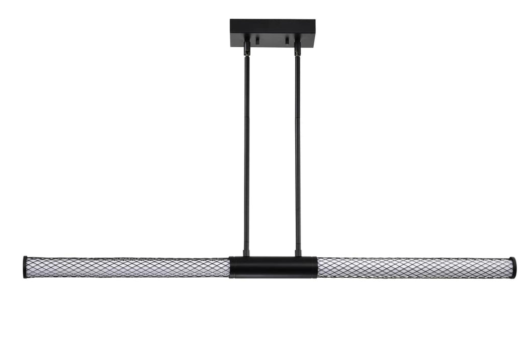 Island Pendant Nuvo 62-2132 Kingsport - 44 Inch LED Island Pendant - Matte Black - Acrylic Lens Nuvo
