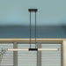 Island Pendant Nuvo 62-2132 Kingsport - 44 Inch LED Island Pendant - Matte Black - Acrylic Lens Nuvo