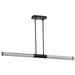 Island Pendant Nuvo 62-2132 Kingsport - 44 Inch LED Island Pendant - Matte Black - Acrylic Lens Nuvo