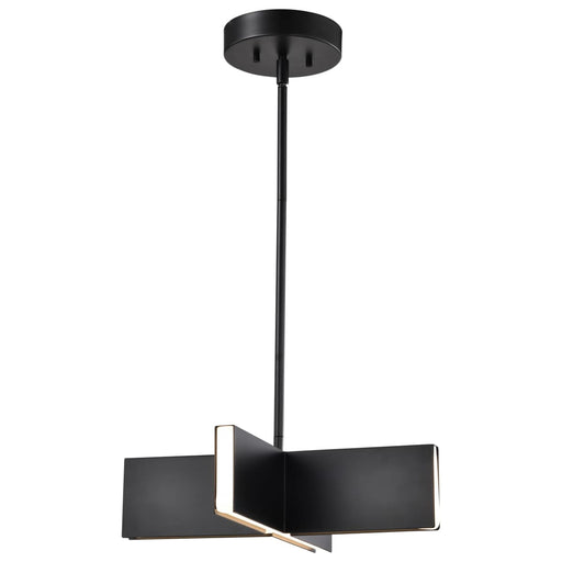 Pendant Nuvo 62-2141 Blaine - 16 Inch LED Pendant - Matte Black - Acrylic Lens Nuvo