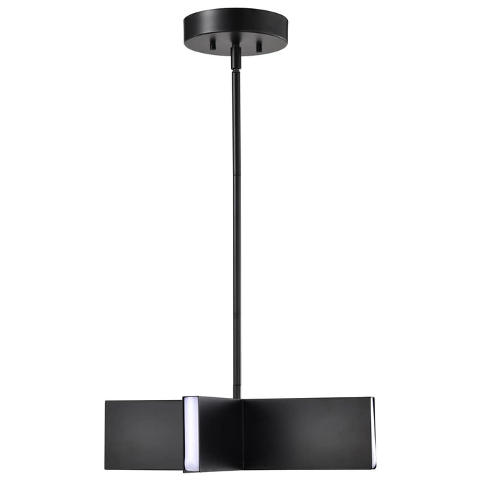 Pendant Nuvo 62-2141 Blaine - 16 Inch LED Pendant - Matte Black - Acrylic Lens Nuvo