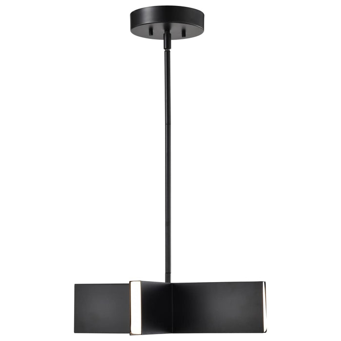 Pendant Nuvo 62-2141 Blaine - 16 Inch LED Pendant - Matte Black - Acrylic Lens Nuvo