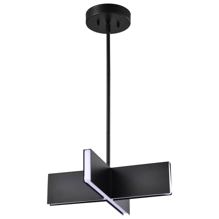 Pendant Nuvo 62-2141 Blaine - 16 Inch LED Pendant - Matte Black - Acrylic Lens Nuvo