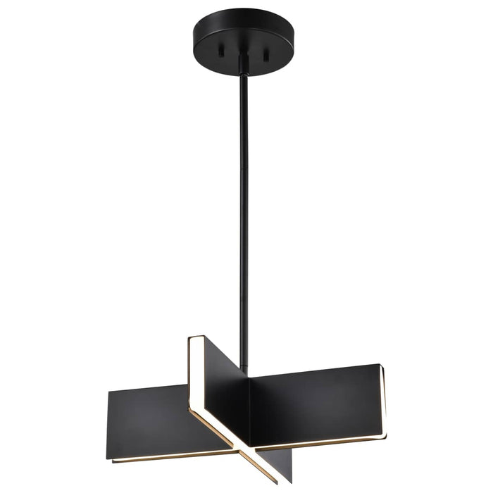 Pendant Nuvo 62-2141 Blaine - 16 Inch LED Pendant - Matte Black - Acrylic Lens Nuvo
