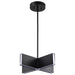 Pendant Nuvo 62-2141 Blaine - 16 Inch LED Pendant - Matte Black - Acrylic Lens Nuvo