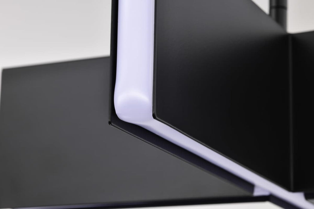Pendant Nuvo 62-2141 Blaine - 16 Inch LED Pendant - Matte Black - Acrylic Lens Nuvo