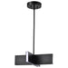 Pendant Nuvo 62-2141 Blaine - 16 Inch LED Pendant - Matte Black - Acrylic Lens Nuvo