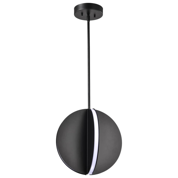 Pendant Nuvo 62-2151 Blaine - 13 Inch LED Pendant - Matte Black - Acrylic Lens Nuvo