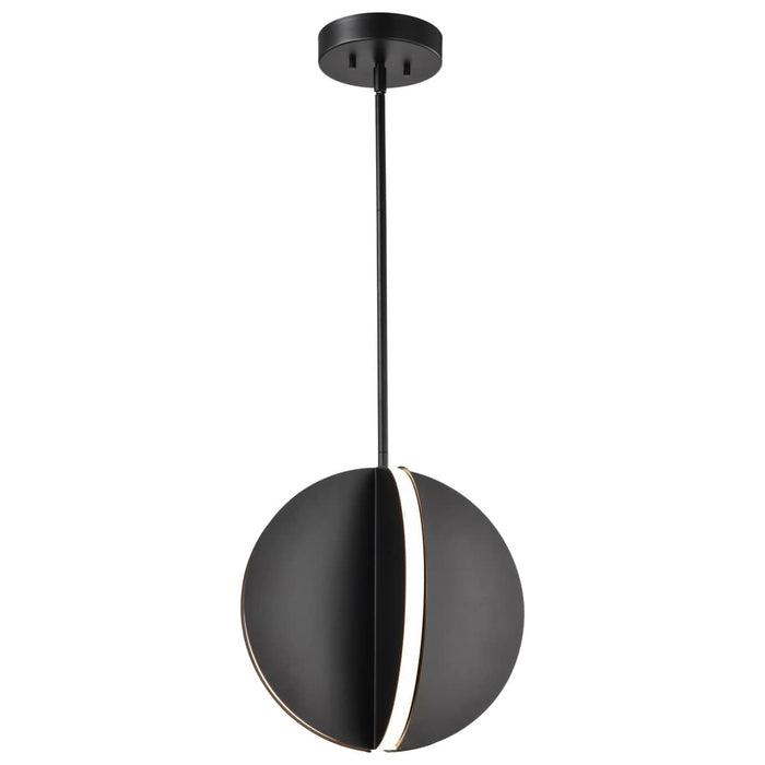 Pendant Nuvo 62-2151 Blaine - 13 Inch LED Pendant - Matte Black - Acrylic Lens Nuvo
