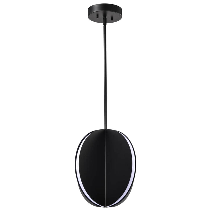 Pendant Nuvo 62-2151 Blaine - 13 Inch LED Pendant - Matte Black - Acrylic Lens Nuvo