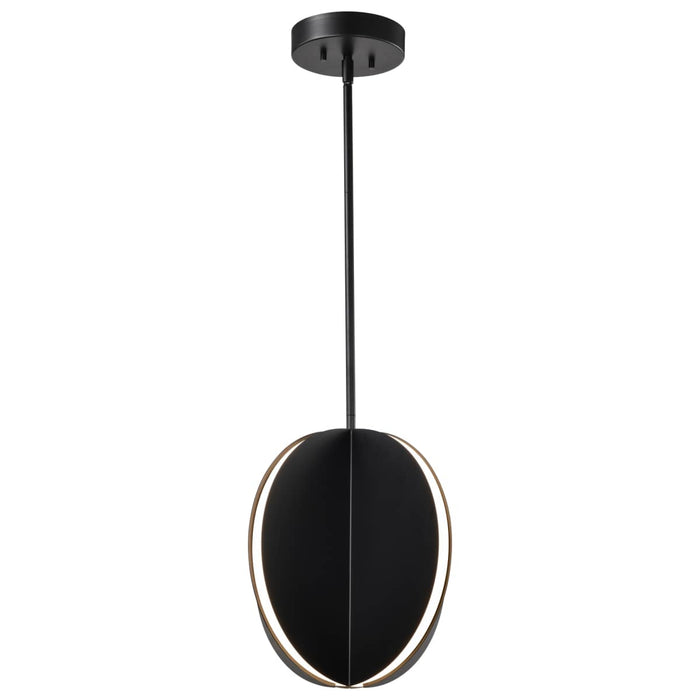 Pendant Nuvo 62-2151 Blaine - 13 Inch LED Pendant - Matte Black - Acrylic Lens Nuvo