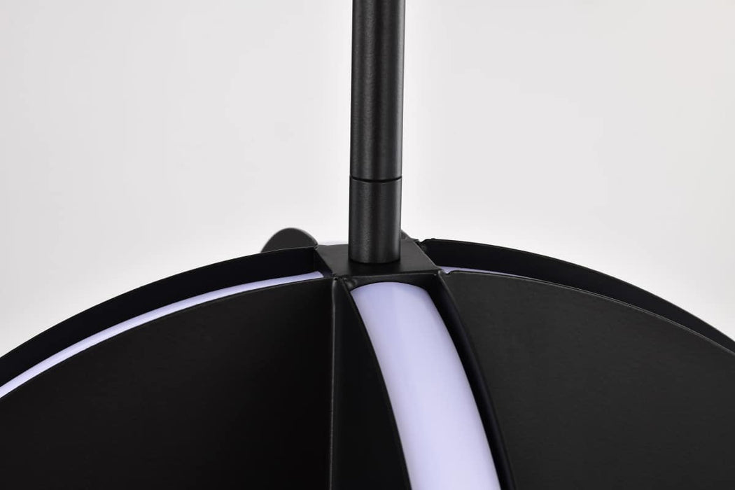 Pendant Nuvo 62-2151 Blaine - 13 Inch LED Pendant - Matte Black - Acrylic Lens Nuvo