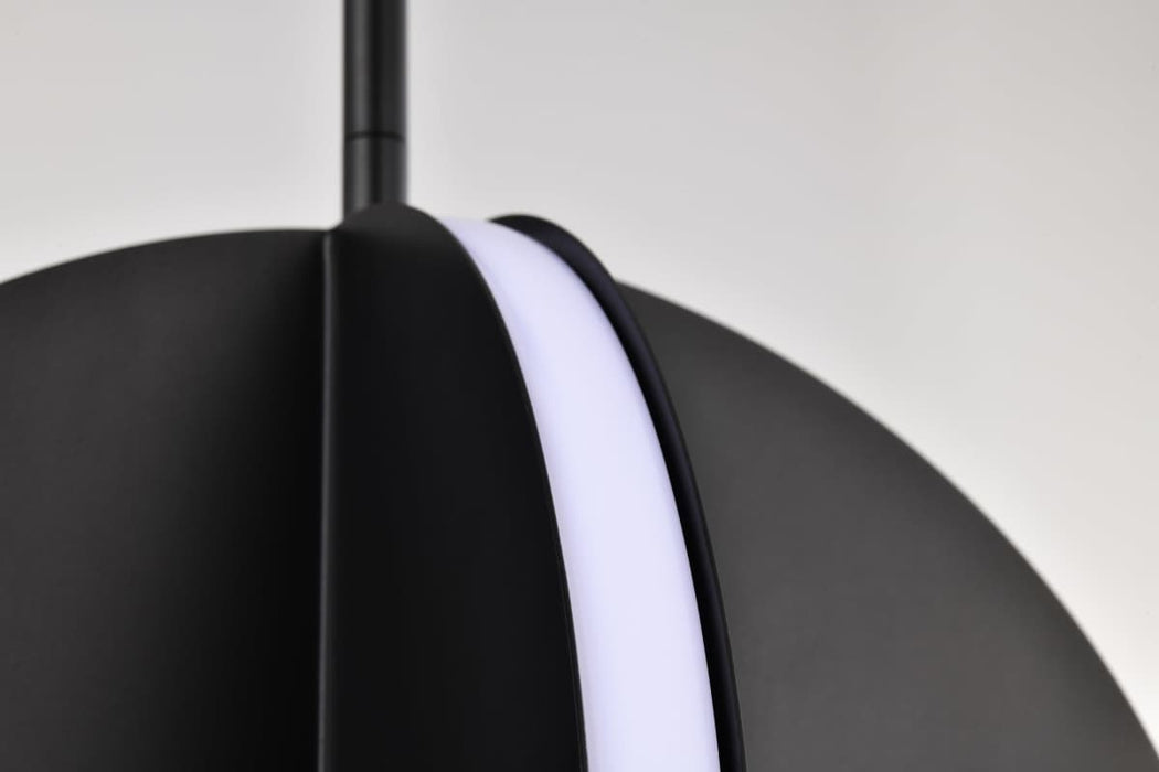 Pendant Nuvo 62-2151 Blaine - 13 Inch LED Pendant - Matte Black - Acrylic Lens Nuvo