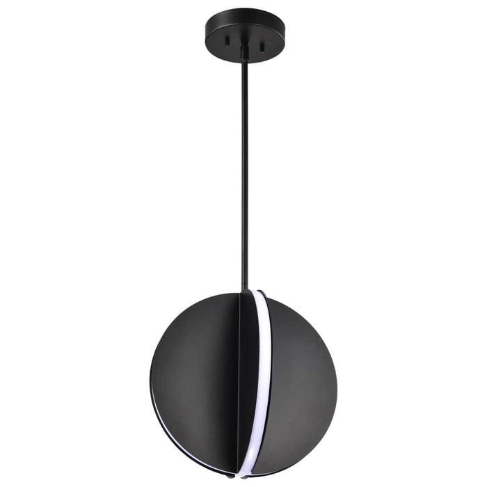 Pendant Nuvo 62-2151 Blaine - 13 Inch LED Pendant - Matte Black - Acrylic Lens Nuvo
