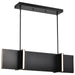 Island Pendant Nuvo 62-2161 Blaine - 38 Inch LED Island Pendant - Matte Black - Acrylic Lens Nuvo