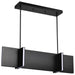 Island Pendant Nuvo 62-2161 Blaine - 38 Inch LED Island Pendant - Matte Black - Acrylic Lens Nuvo