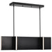 Island Pendant Nuvo 62-2161 Blaine - 38 Inch LED Island Pendant - Matte Black - Acrylic Lens Nuvo