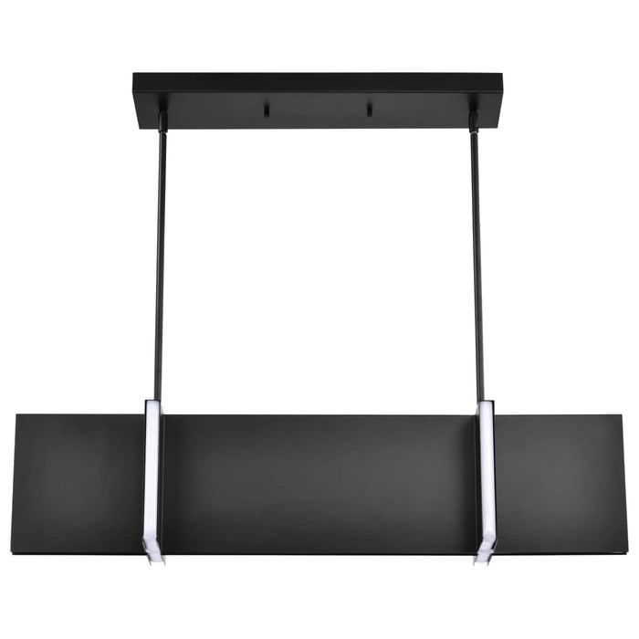 Island Pendant Nuvo 62-2161 Blaine - 38 Inch LED Island Pendant - Matte Black - Acrylic Lens Nuvo