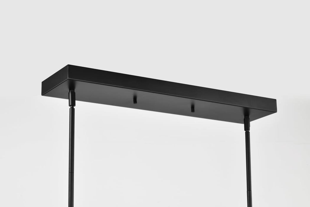 Island Pendant Nuvo 62-2161 Blaine - 38 Inch LED Island Pendant - Matte Black - Acrylic Lens Nuvo