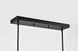 Island Pendant Nuvo 62-2161 Blaine - 38 Inch LED Island Pendant - Matte Black - Acrylic Lens Nuvo