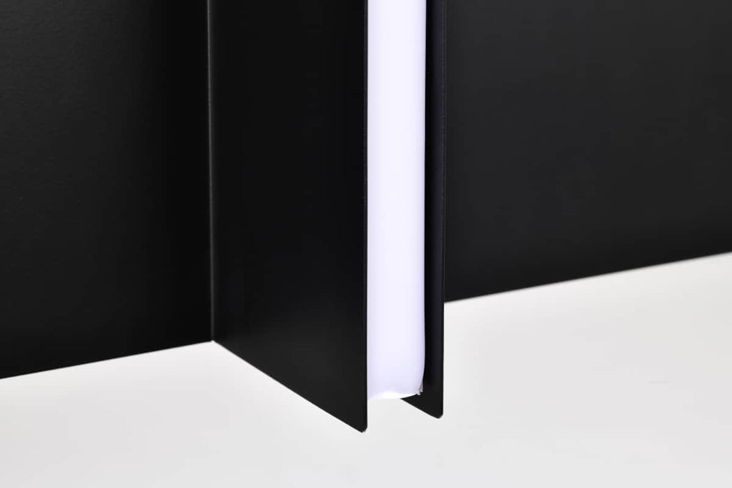 Island Pendant Nuvo 62-2161 Blaine - 38 Inch LED Island Pendant - Matte Black - Acrylic Lens Nuvo
