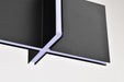 Island Pendant Nuvo 62-2161 Blaine - 38 Inch LED Island Pendant - Matte Black - Acrylic Lens Nuvo