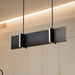 Island Pendant Nuvo 62-2161 Blaine - 38 Inch LED Island Pendant - Matte Black - Acrylic Lens Nuvo