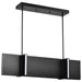 Island Pendant Nuvo 62-2161 Blaine - 38 Inch LED Island Pendant - Matte Black - Acrylic Lens Nuvo