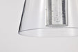 Pendant Nuvo 62-2171 Aura - 7 Inch LED Pendant - Matte Black - K9 Bubble Crystal - 3000K CCT Nuvo