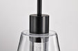 Pendant Nuvo 62-2171 Aura - 7 Inch LED Pendant - Matte Black - K9 Bubble Crystal - 3000K CCT Nuvo