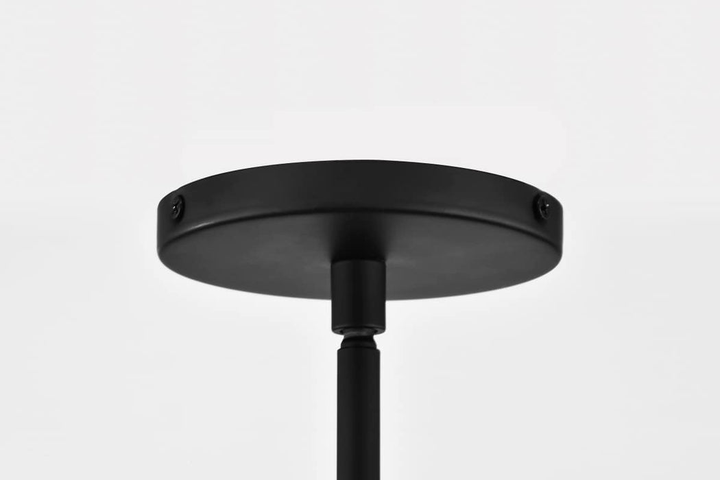 Pendant Nuvo 62-2172 Aura - 12 Inch LED Pendant - Matte Black - K9 Bubble Crystal - 3000K CCT Nuvo