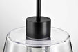 Pendant Nuvo 62-2172 Aura - 12 Inch LED Pendant - Matte Black - K9 Bubble Crystal - 3000K CCT Nuvo