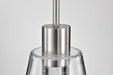 Pendant Nuvo 62-2191 Aura - 7 Inch LED Pendant - Brushed Nickel - K9 Bubble Crystal - 3000K CCT Nuvo