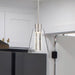 Pendant Nuvo 62-2191 Aura - 7 Inch LED Pendant - Brushed Nickel - K9 Bubble Crystal - 3000K CCT Nuvo