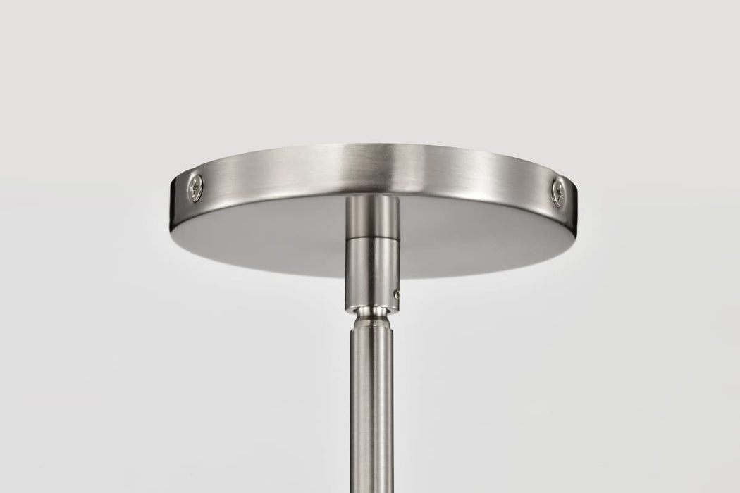 Pendant Nuvo 62-2192 Aura - 12 Inch LED Pendant - Brushed Nickel - K9 Bubble Crystal - 3000K CCT Nuvo