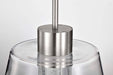 Pendant Nuvo 62-2192 Aura - 12 Inch LED Pendant - Brushed Nickel - K9 Bubble Crystal - 3000K CCT Nuvo