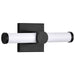 Vanity Nuvo 62-2201 Bowman - 12 Inch LED Vanity - Matte Black - Acrylic Lens Nuvo