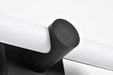 Vanity Nuvo 62-2201 Bowman - 12 Inch LED Vanity - Matte Black - Acrylic Lens Nuvo